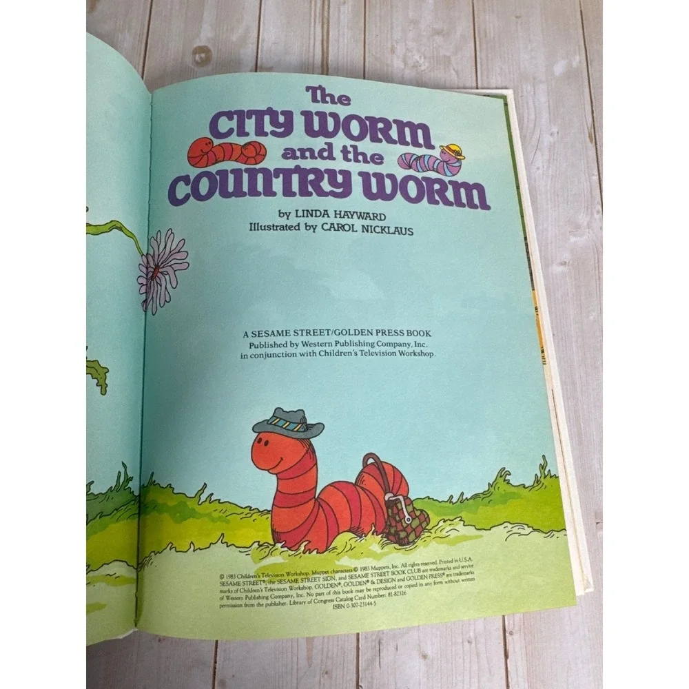 Vintage Sesame Street Book Club Lot 8 Big Bird Farm Pet Zoo‎ Learning 1980s
